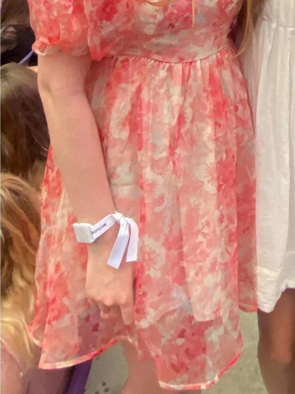 Francesca's Collections Pink Floral Puff-Sleeve Mini Dress - Picture 5 of 5